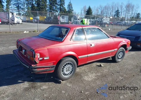 1981 Honda Prelude z USA, uszkodzony, nr VIN JHMSN5222BC043678
